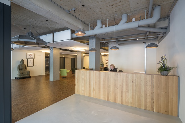 Interieur van het Thornico Building.