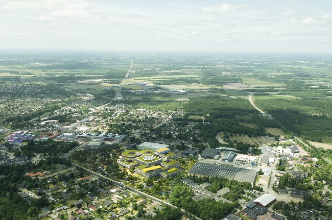 Omgeving voor nieuwe LEGO hoofdkantoor.