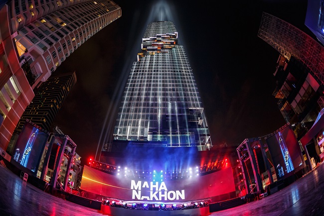 MahaNakhon lightshow