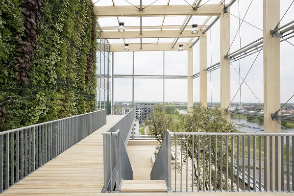 Interieur van het nieuwe stadskantoor Venlo.