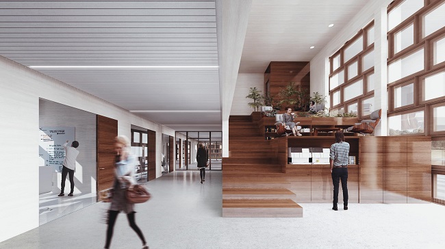 Multifunctionele entreelobby.