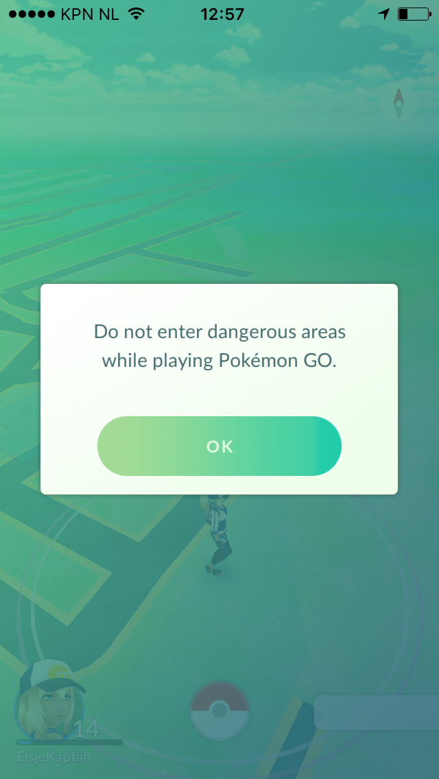 Pokémon in drukke gebieden.