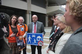 Veiliger openbare ruimte woonerf  