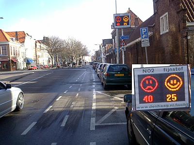 Fijn stof en stikstofdioxide in straten afgenomen